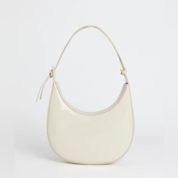 Reformation Handbags - Medium Rosetta Shoulder Bag Milk Patent